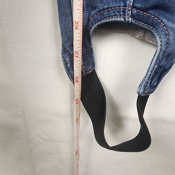 Soft Surroundings Women's Denim Lean Line Stirrup Jeans Size M Pull On Elastic - Picture 4 of 7